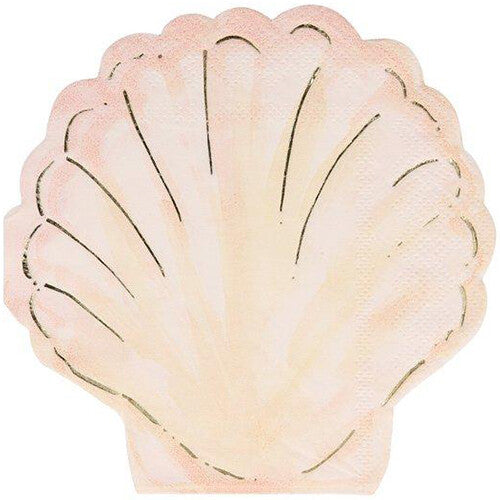 meri meri servetten schelp – 16st | 210772 | 0
