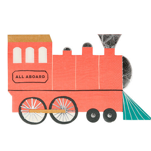 meri meri servetten trein - 16st | 222183 | 0