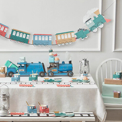 meri meri servetten trein - 16st | 222183 | 1