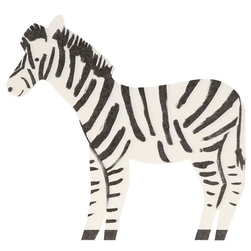 meri meri servetten zebra - 20st | 202190 | 0