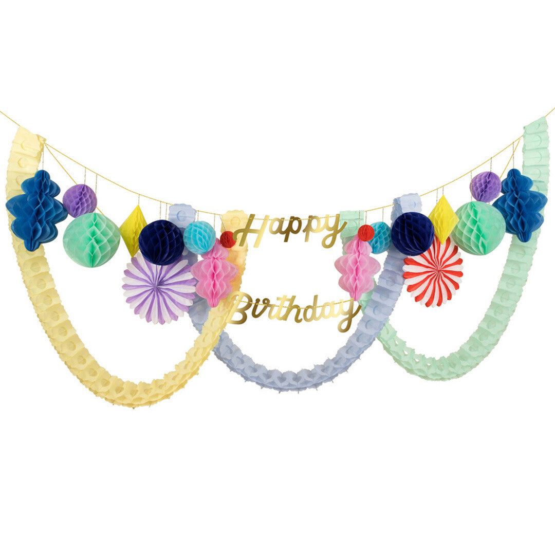 meri meri slinger honingraat happy birthday | 273884 | 0