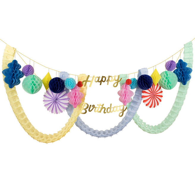 meri meri slinger honingraat happy birthday | 273884 | 0