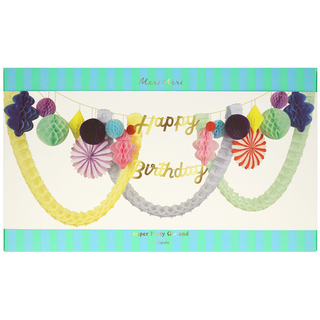 meri meri slinger honingraat happy birthday | 273884 | 1