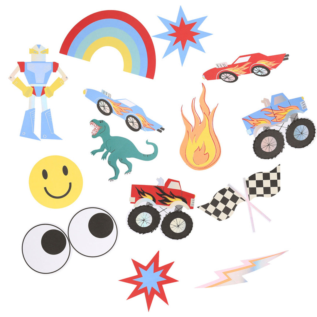 meri meri stickers toybox icon - 25st | 287493 | 0