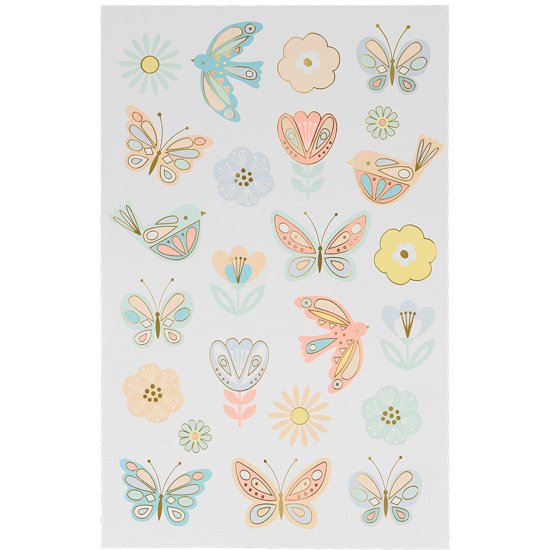 meri meri tattoos birds & butterflies | 267817 | 0