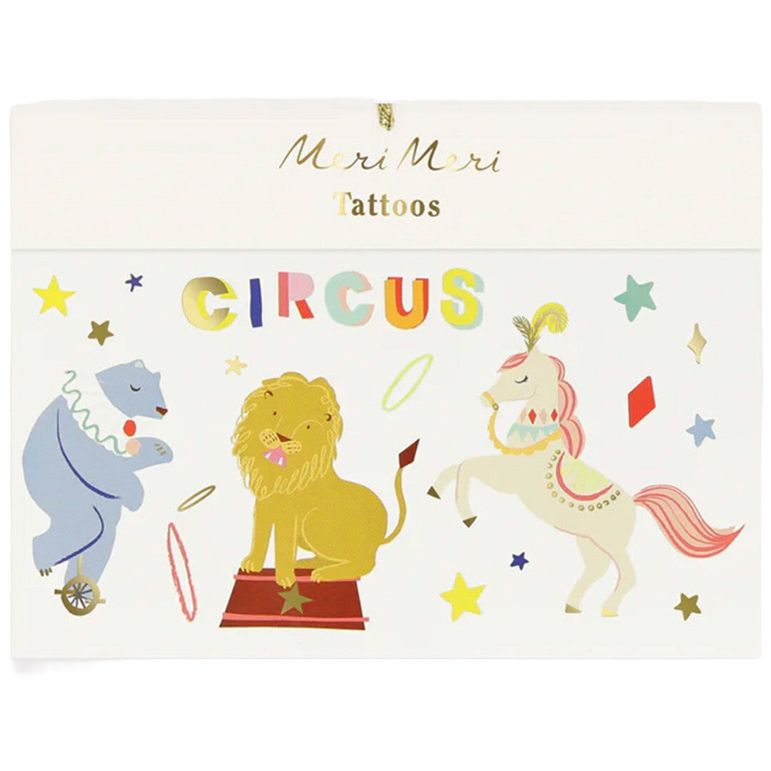meri meri tattoos circus en dieren | 276584 | 0