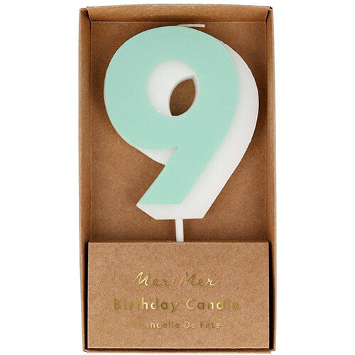 meri meri verjaardagskaars cijfer 9 | 216757 | 1