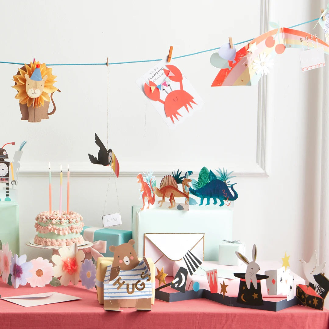 meri meri verjaardagskaart dino | 223659 | 3