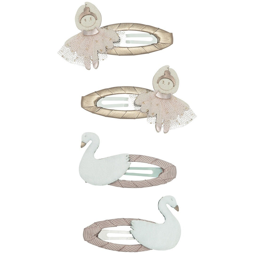 mimi & lula haarclipjes swan lake - 4st  | 152106-75 | 0
