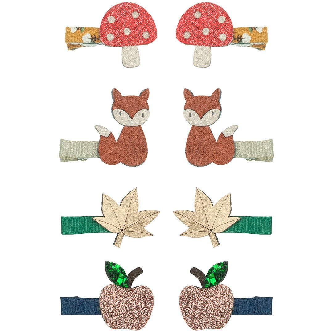 mimi & lula haarspeldjes mini autumn forest - 8st | 152027-76 | 0