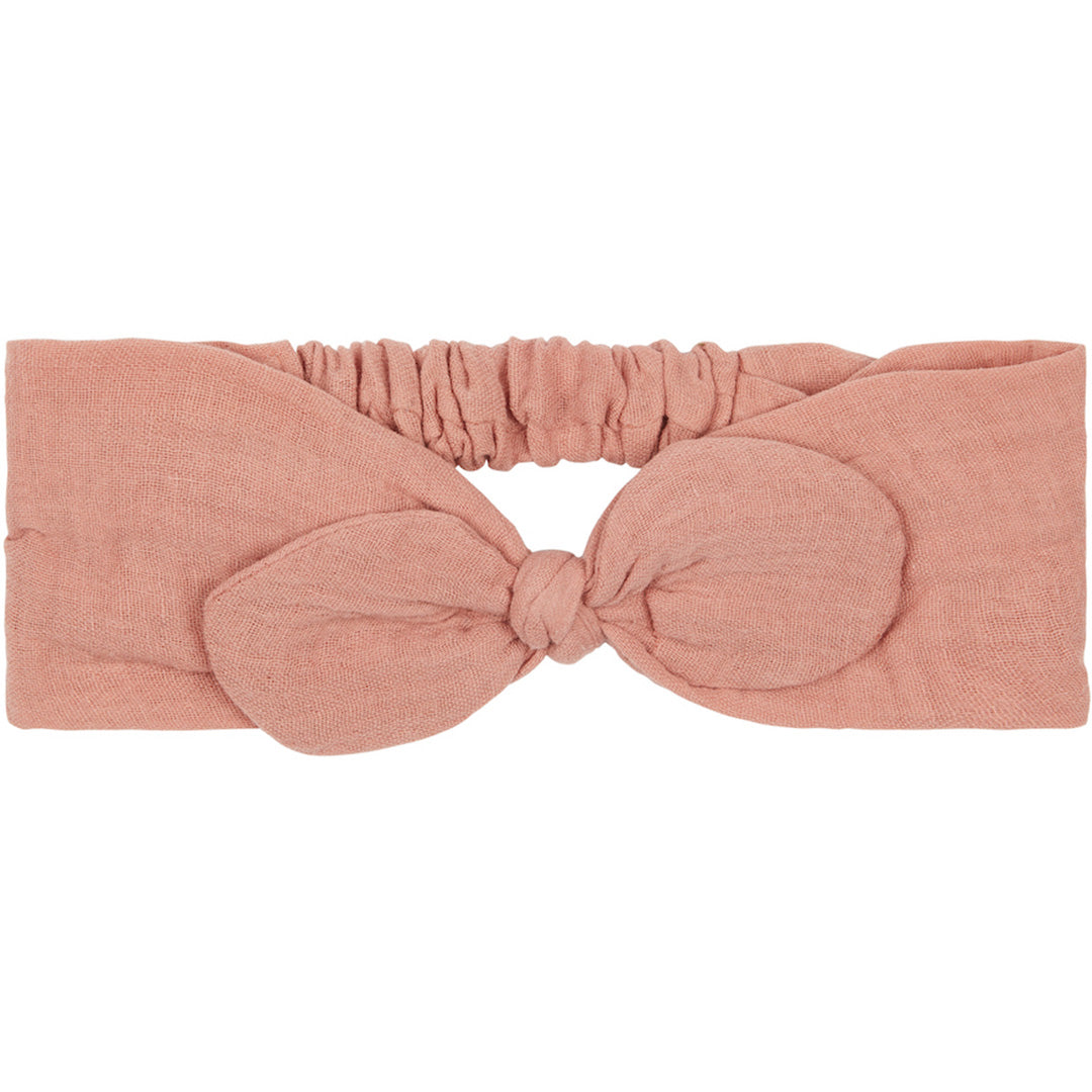 mimi & lula roze babyhaarband met strik.