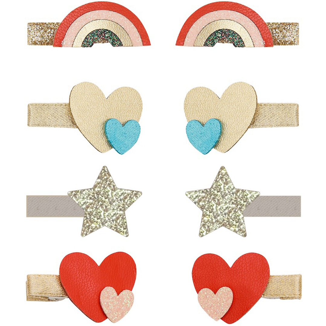 mimi & lula haarclipjes rainbow mini - 8 st | 182081-23 | 