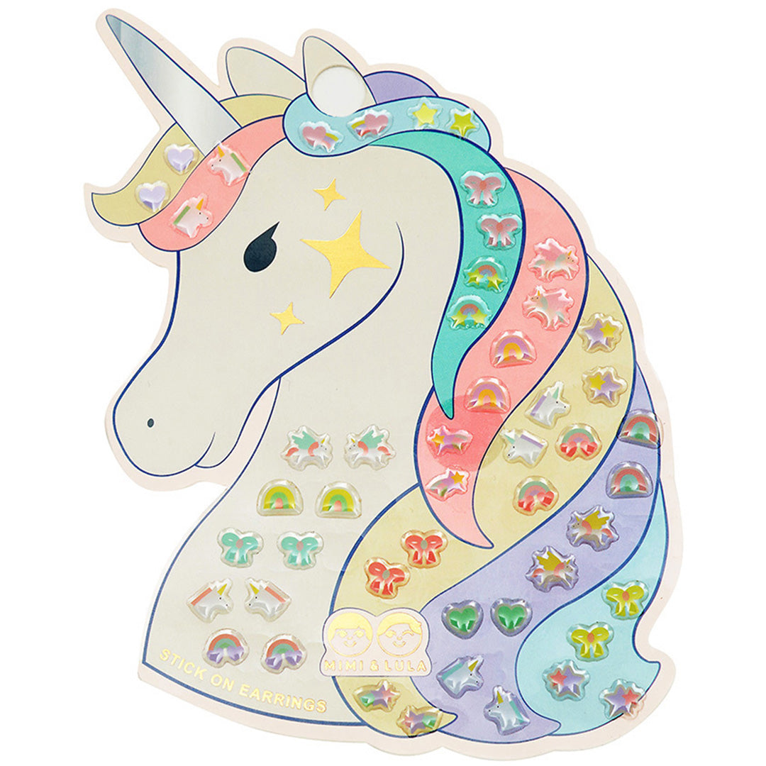 mimi & lula plakoorbellen unicorn - 25 paar | 188005-23