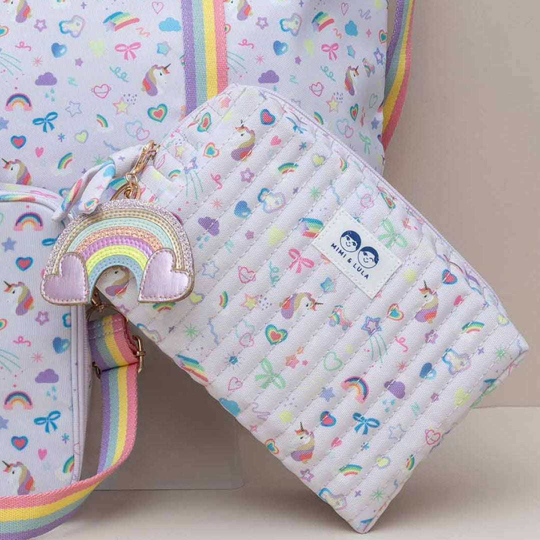 mimi & lula sleutelhanger rainbow - multi | 187004-23 | met Mimi & Lula toilettas | 4