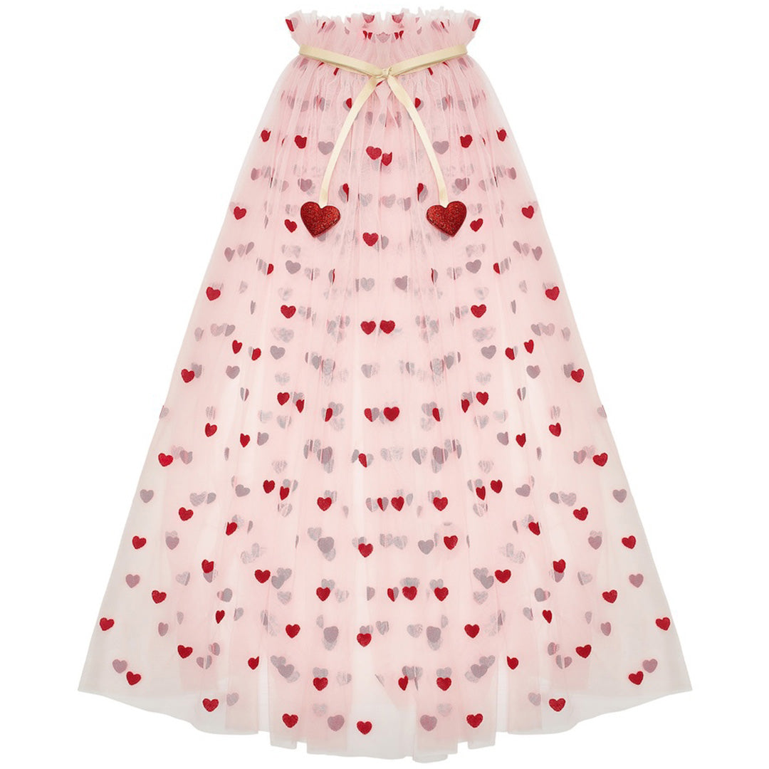 mimi & lula verkleedcape heart - pink multi | 185003-27| 1