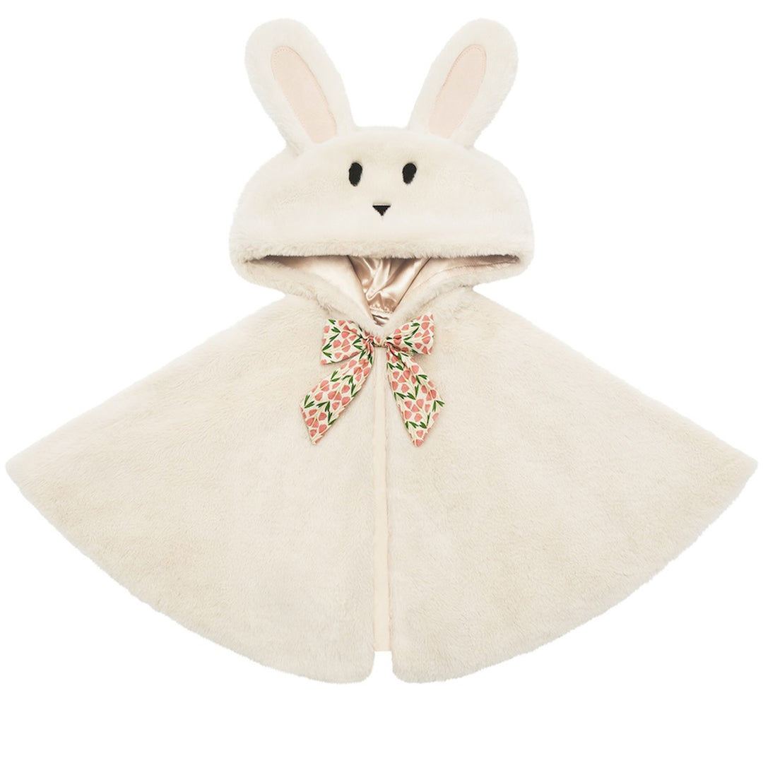 mimi & lula verkleedcape konijn - cream |  185001-32 | 1