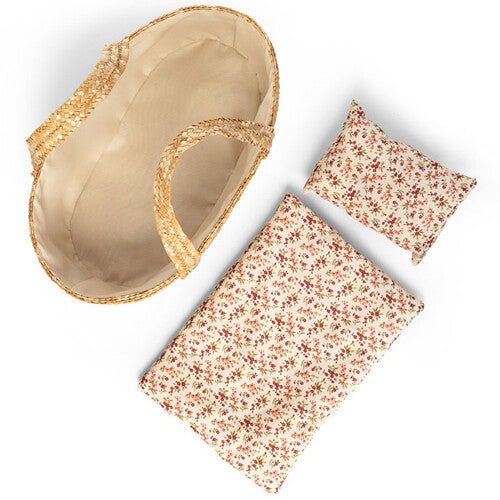 mini mommy poppenreiswieg mozes met dekbed - 35 cm    | 184139 | 1