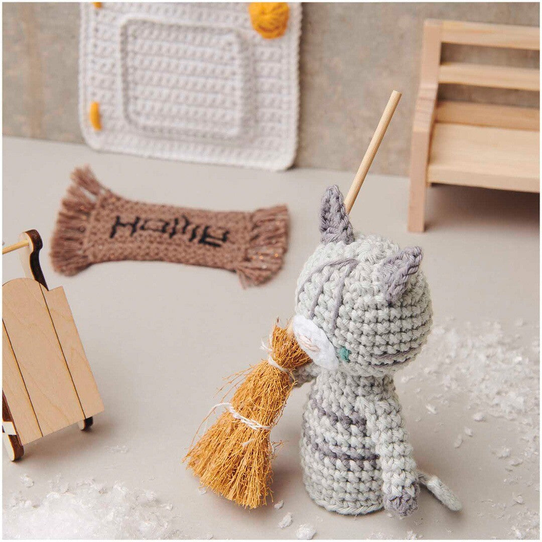 miniatuur bezem - 14 cm | 500376 | 1