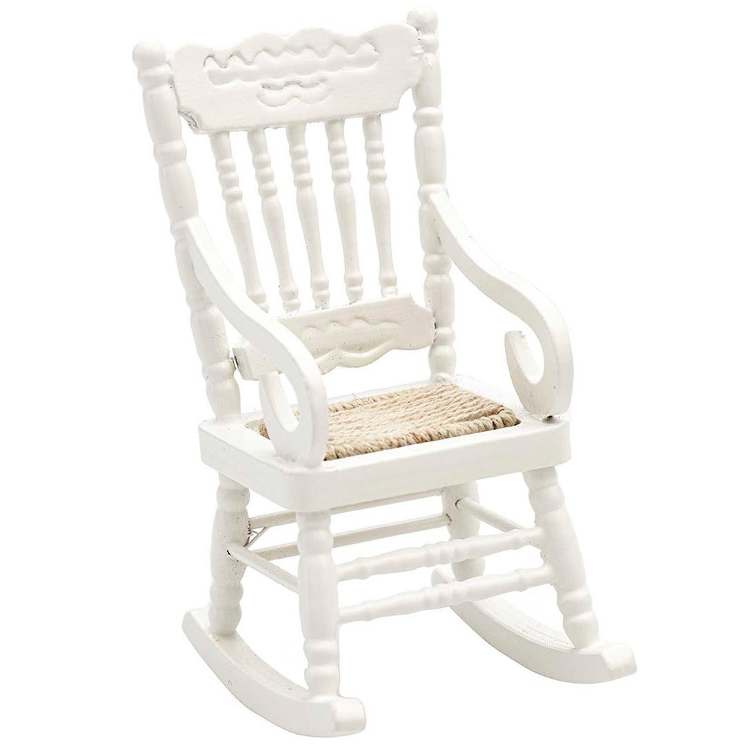 miniatuur houten schommelstoel - 10 cm | 500366 | 0