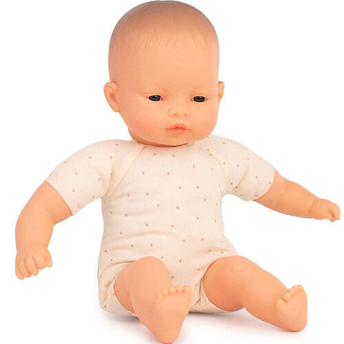 miniland babypop aziatisch met zacht lijfje - 32 cm | 8231366 | 0