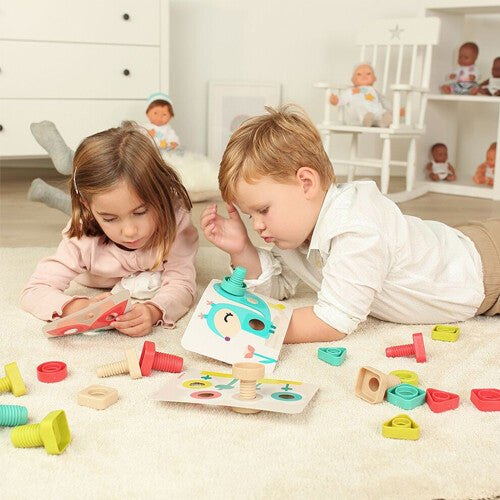 miniland knutselset bouten en moeren - 24 st   | 8232255 | 3