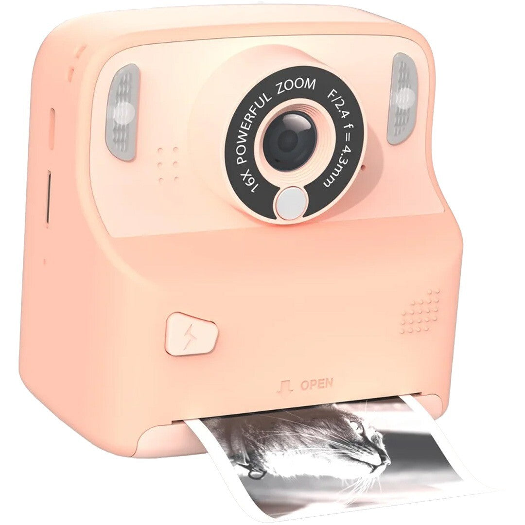 mob kindercamera met thermische printer - roze | PIXIP-PK | 0