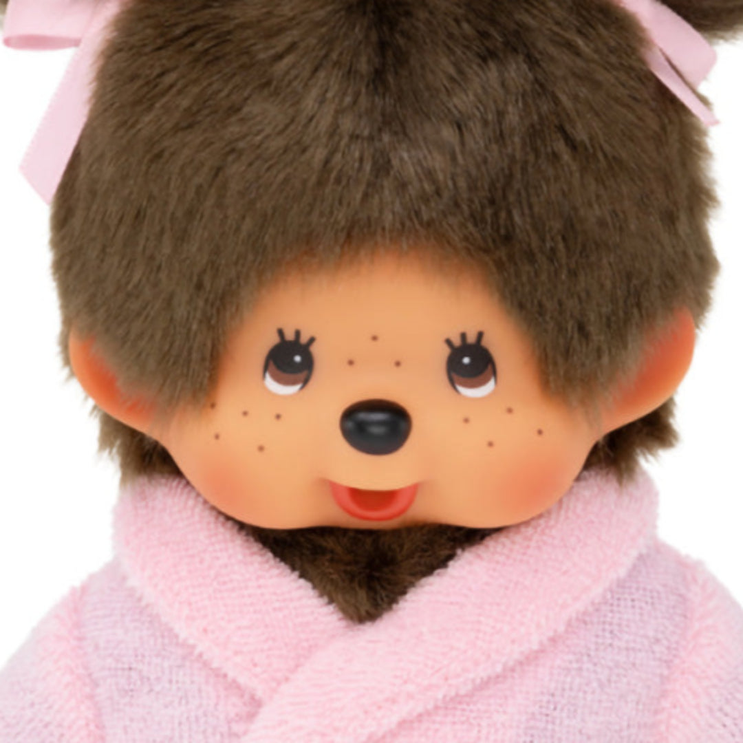 monchhichi pop meisje in badjas - 20 cm | MI203802 | 3