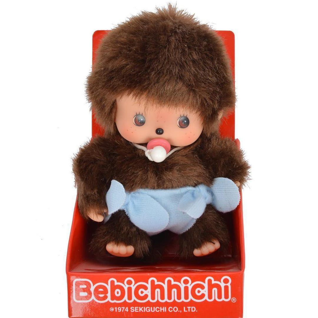 monchhichi pop bebichhichi classic jongen  - 16 cm | MI235370 | 2
