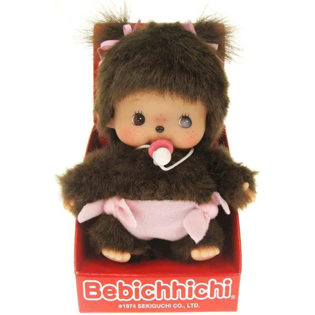 monchhichi pop bebichhichi classic meisje - 16 cm | MI235380 | 2