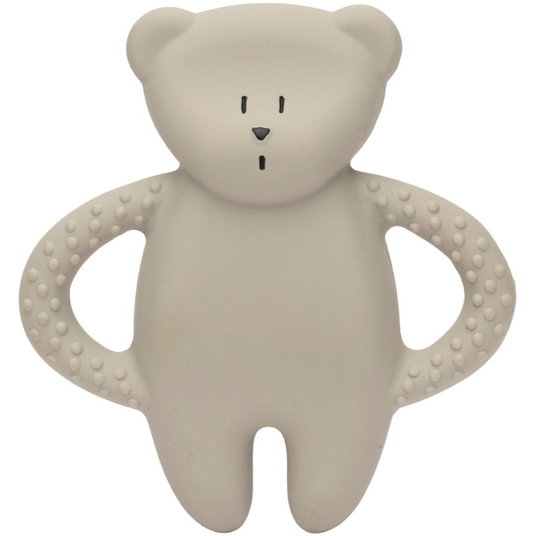 moonie bijtring bear - gray natur | T-BGR | 0