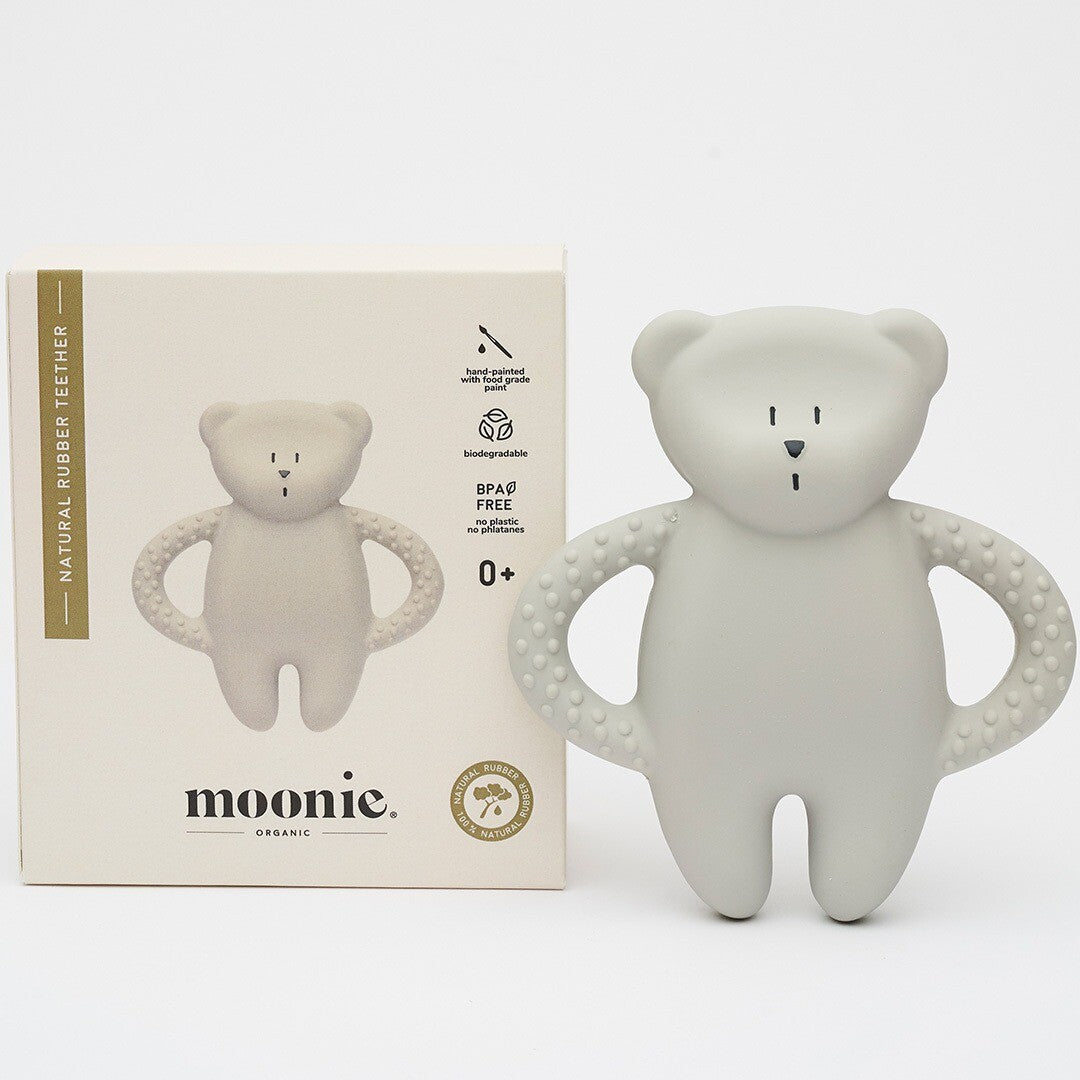 moonie bijtring bear - gray natur | T-BGR | 3