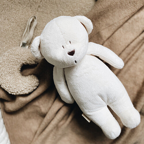 moonie knuffelbeer met nachtlamp en geluid - cream - 28 cm | MOO6004 | 4