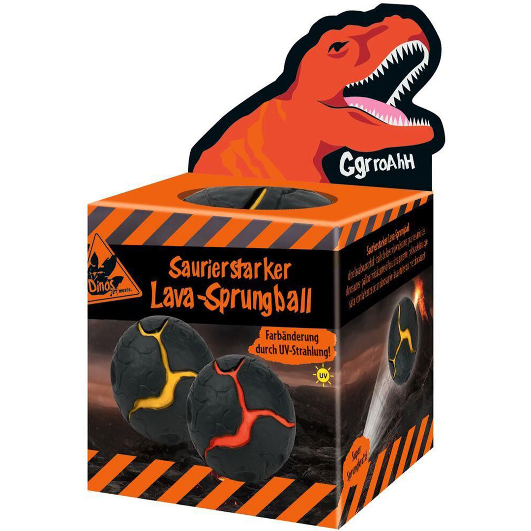 moses. stuiterbal dino lava | MOS-40251 | 3