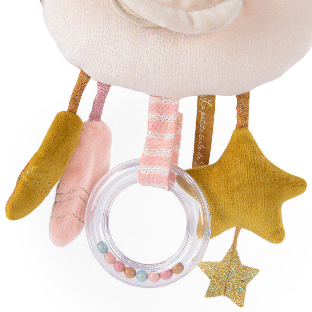 moulin roty activiteitenknuffel hanger zwaan la petite école de danse - 32 cm | 667081 | 5