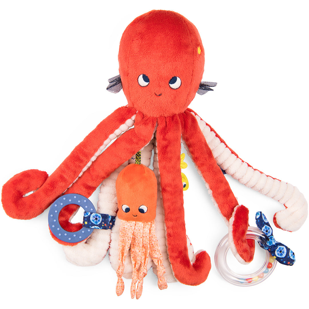 moulin roty activiteitenknuffel inktvis - 35 cm | 676078 | 0