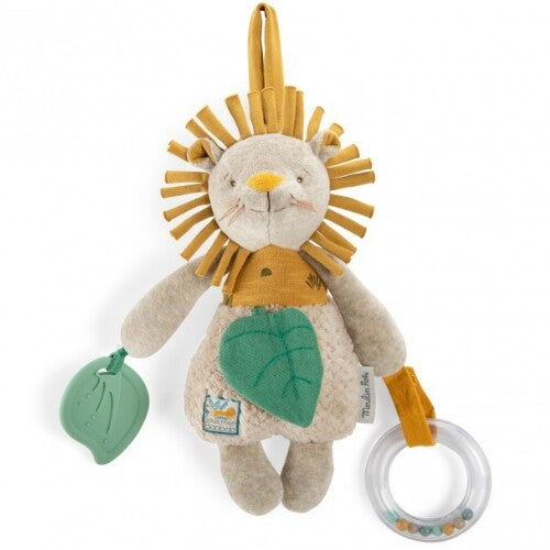 moulin roty activiteitenknuffel leeuw - 30 cm | 669078 | 1