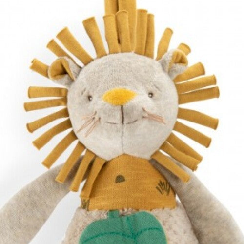 moulin roty activiteitenknuffel leeuw - 30 cm | 669078 | 2
