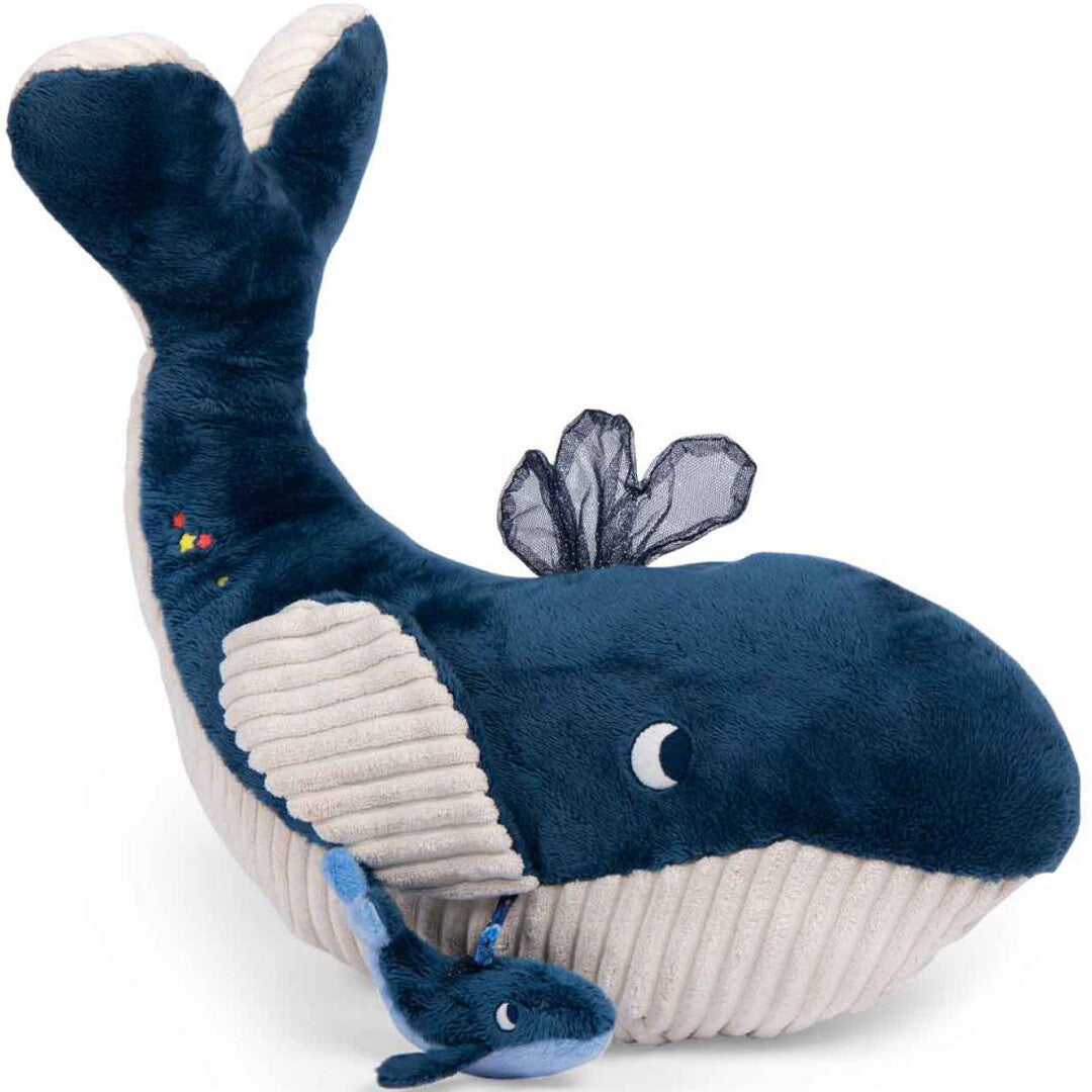 moulin roty activiteitenknuffel walvis - 54 cm | 676075 | 0