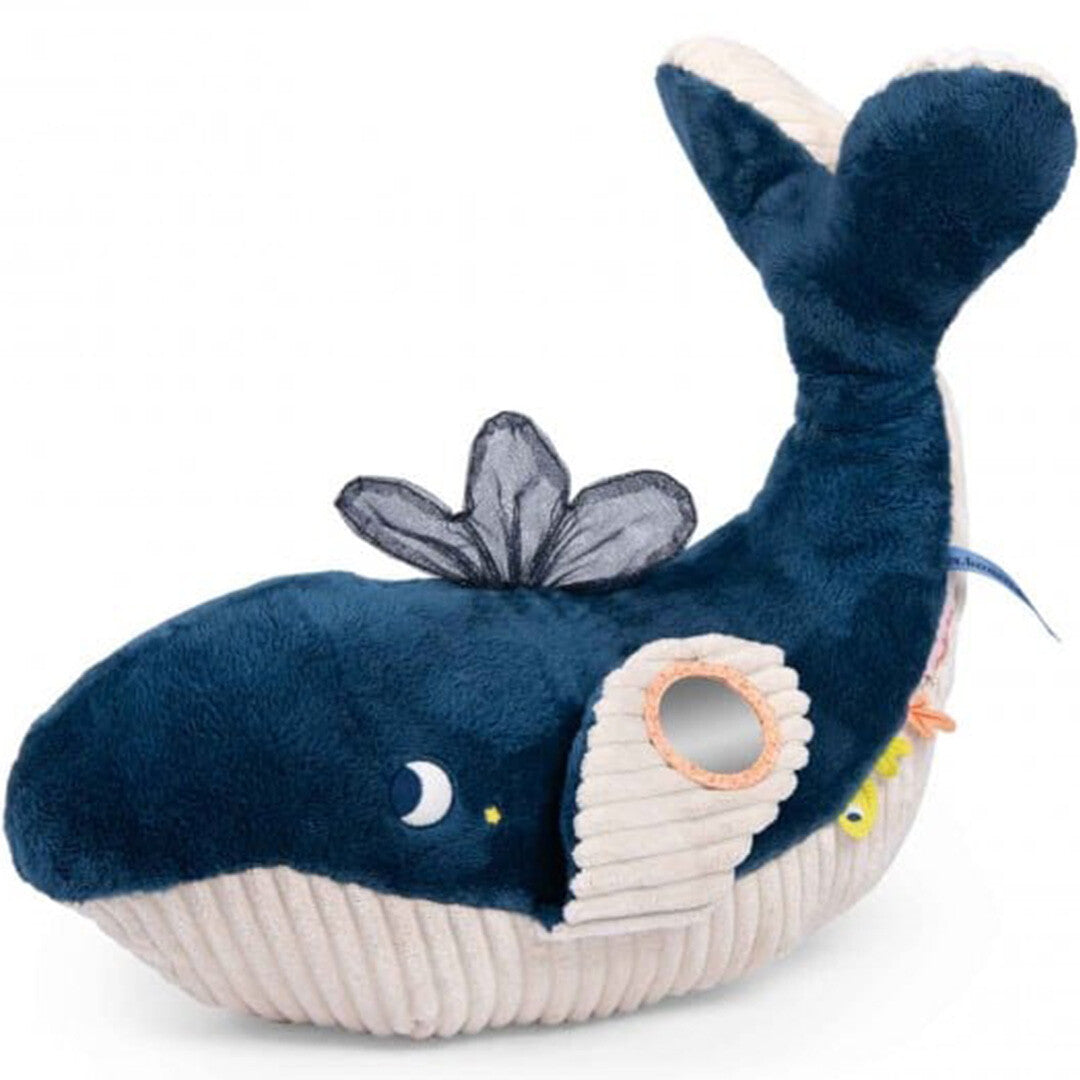 moulin roty activiteitenknuffel walvis - 54 cm | 676075 | 1