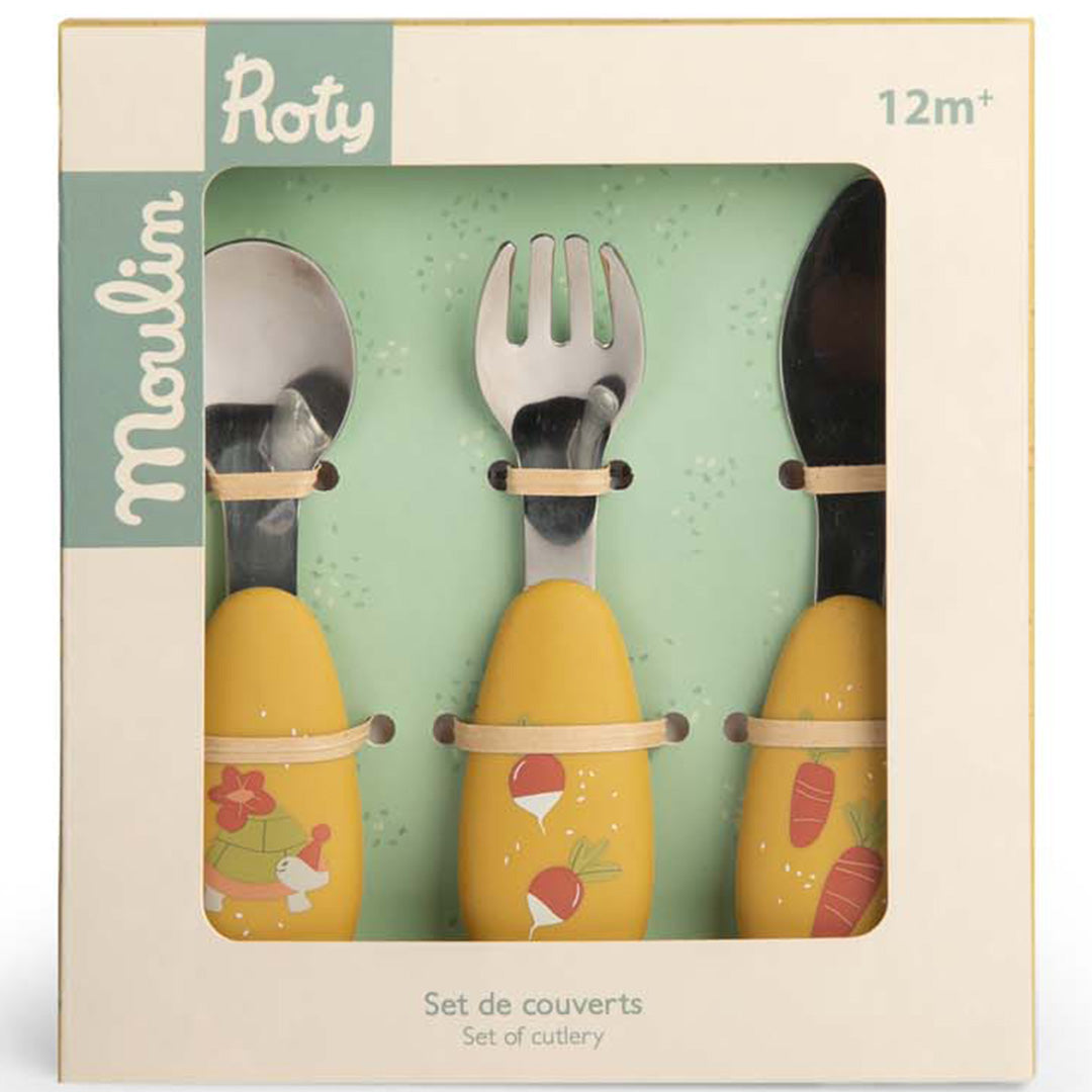 moulin roty bestekset trois petits lapins | 678232 | 3