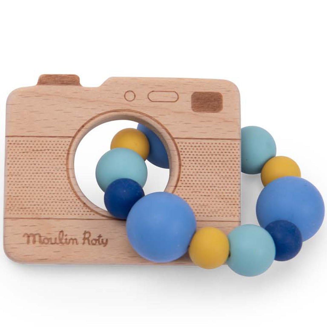 moulin roty bijtring rammelaar camera puce & pilou | 684051 | 0