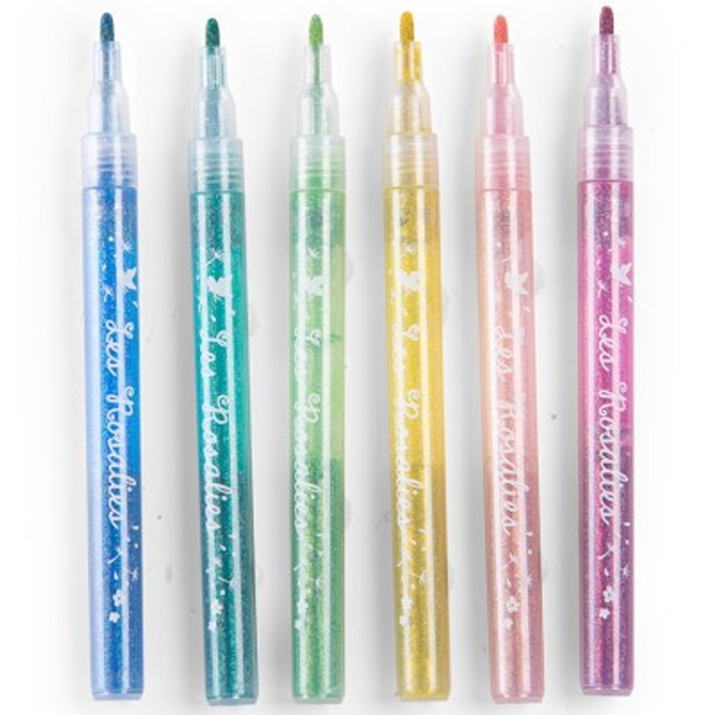 moulin roty glitterstiften - 6st | 710608 | 0