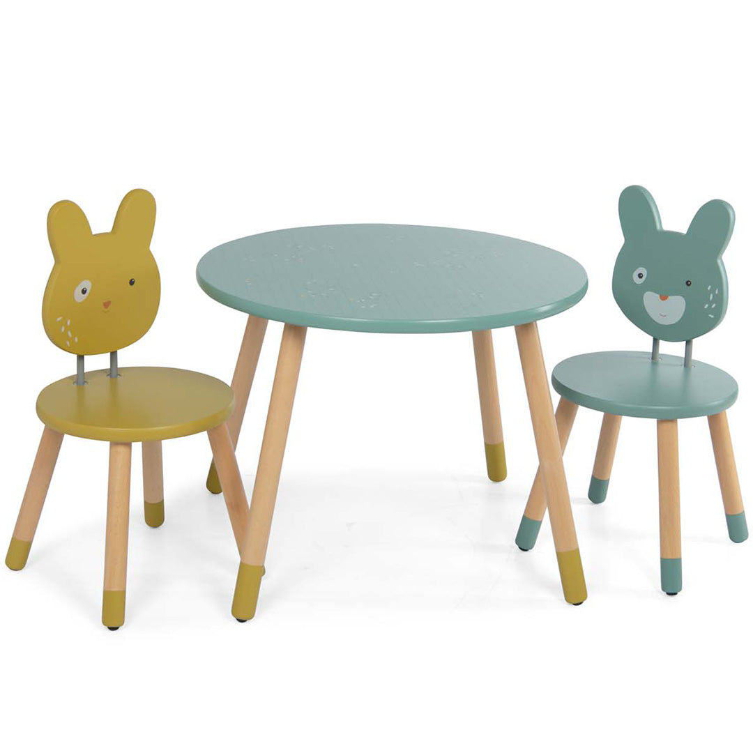 moulin roty kindertafel trois petits lapins groen | 678602 | 1