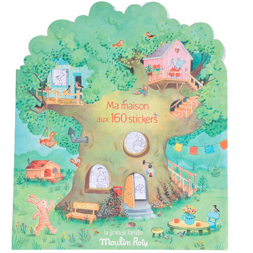 moulin roty kleurboek met stickers la grande famille | 632626 | 0