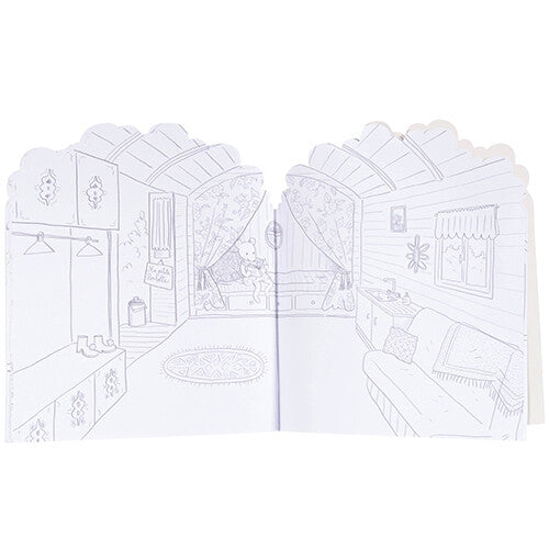 moulin roty kleurboek met stickers la grande famille | 632626 | 3