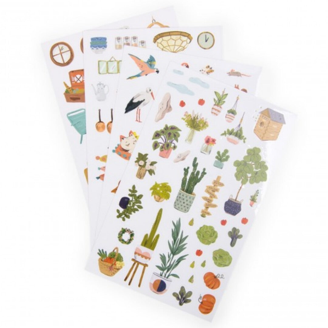 moulin roty kleurboek met stickers les parisiennes  | 642576 | 3