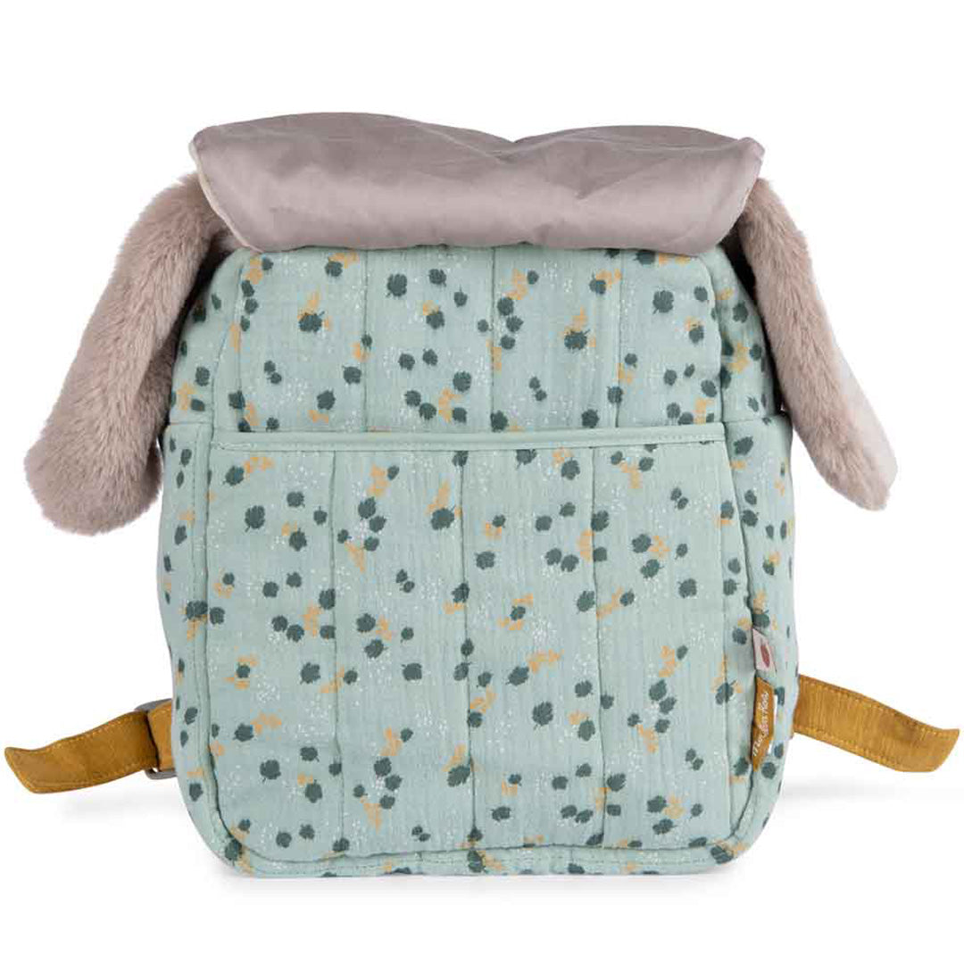 moulin roty kleuterrugzak konijn - groen - 29 cm | 678070 | 3
