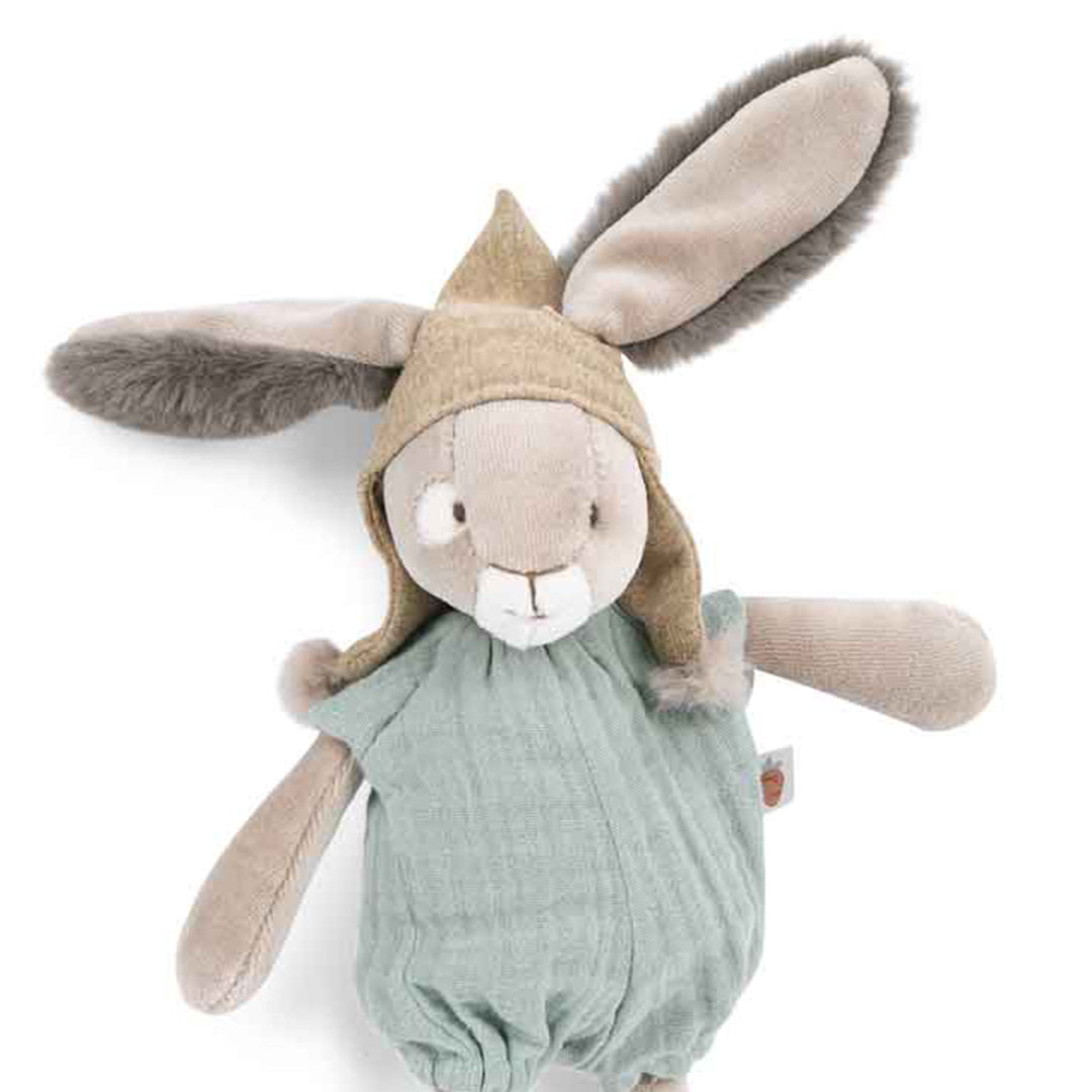 moulin roty knuffelkonijn groen - 30 cm | 678021 | 3
