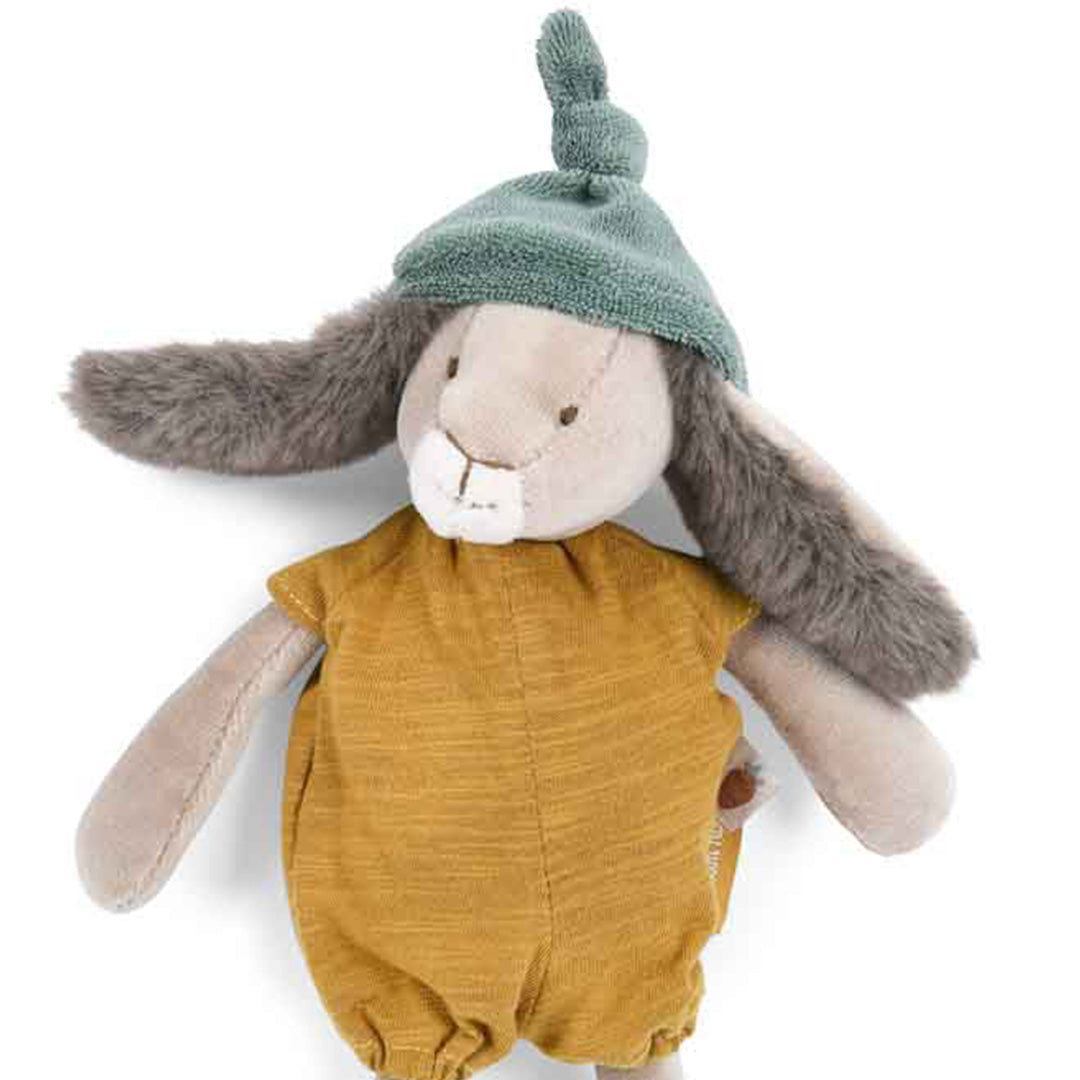 moulin roty knuffelkonijn okergeel - 31 cm | 678023 | 3