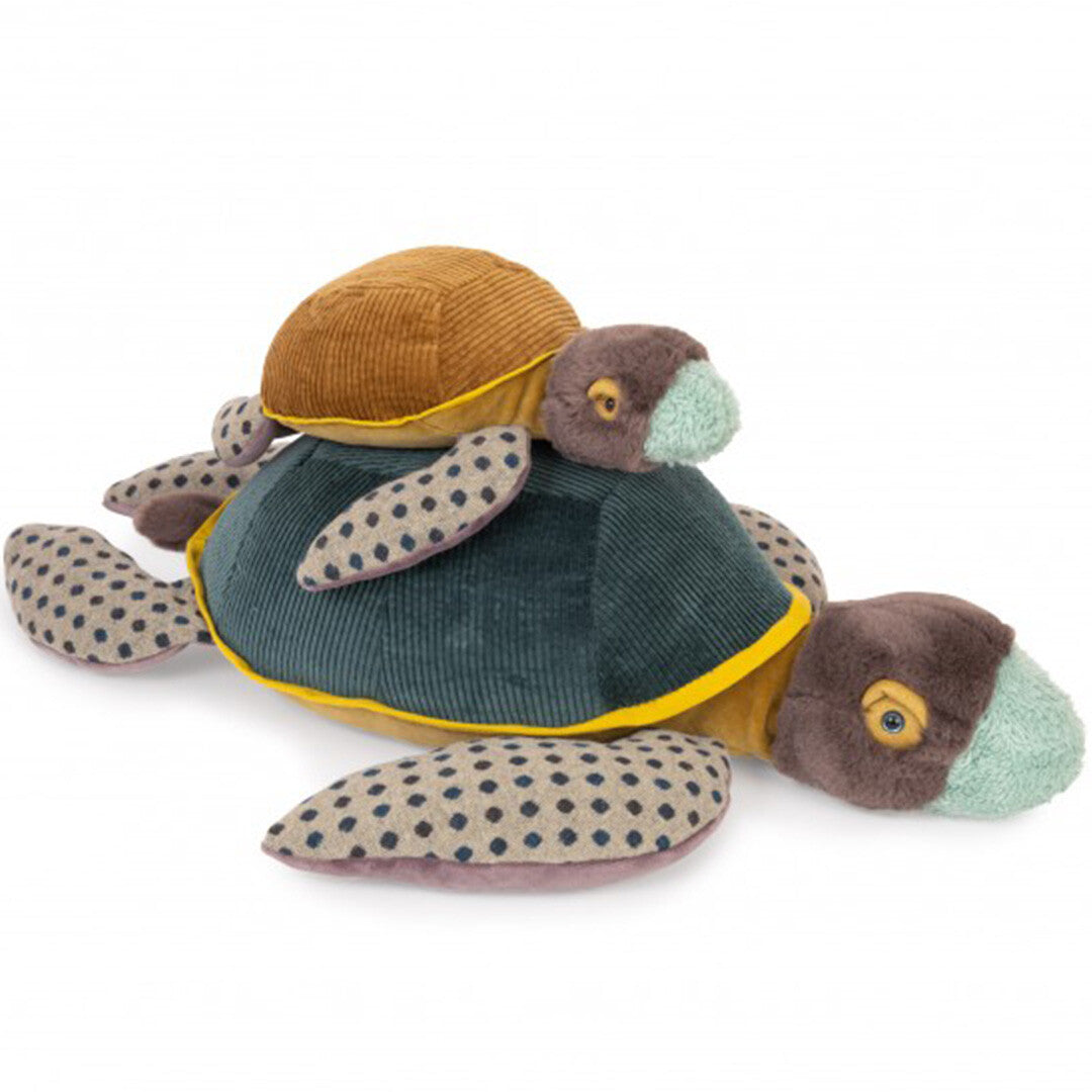 moulin roty knuffelschildpad - 36 cm | 719028 | 1